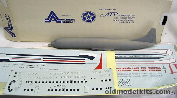 Airliners America 1/144 Electra Conversion with ATP 1959 Eastern and Northwest AL Decals plastic model kit